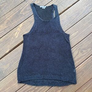 Vince - Navy Blue Shimmery Tank